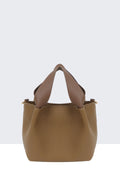 Sac à main femme – Simili-cuir grainé avec bandoulière amovible