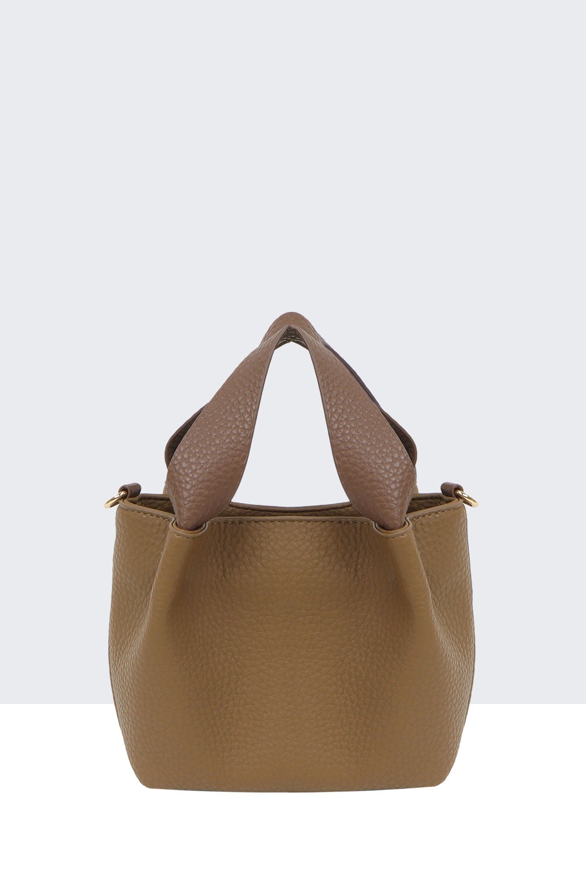 Sac à main femme – Simili-cuir grainé avec bandoulière amovible